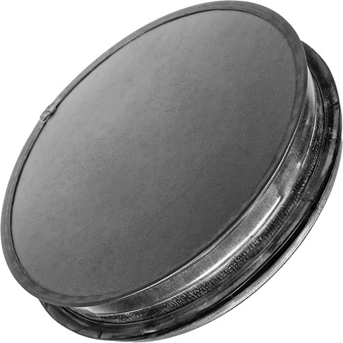 Inch duct end cap with - cap,