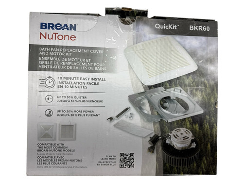 Broan nutone quickit cfm - quickit, 60