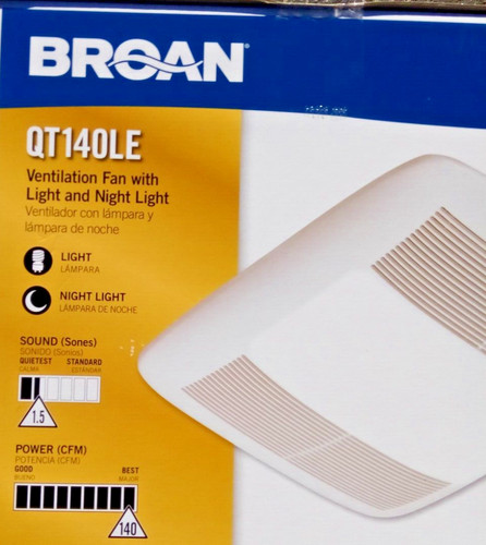 Broan qt140le 140cfm - broan,